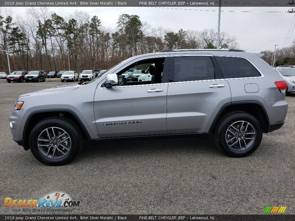 2019 Jeep Grand Cherokee Limited 4x4 Billet Silver Metallic / Black Photo #3