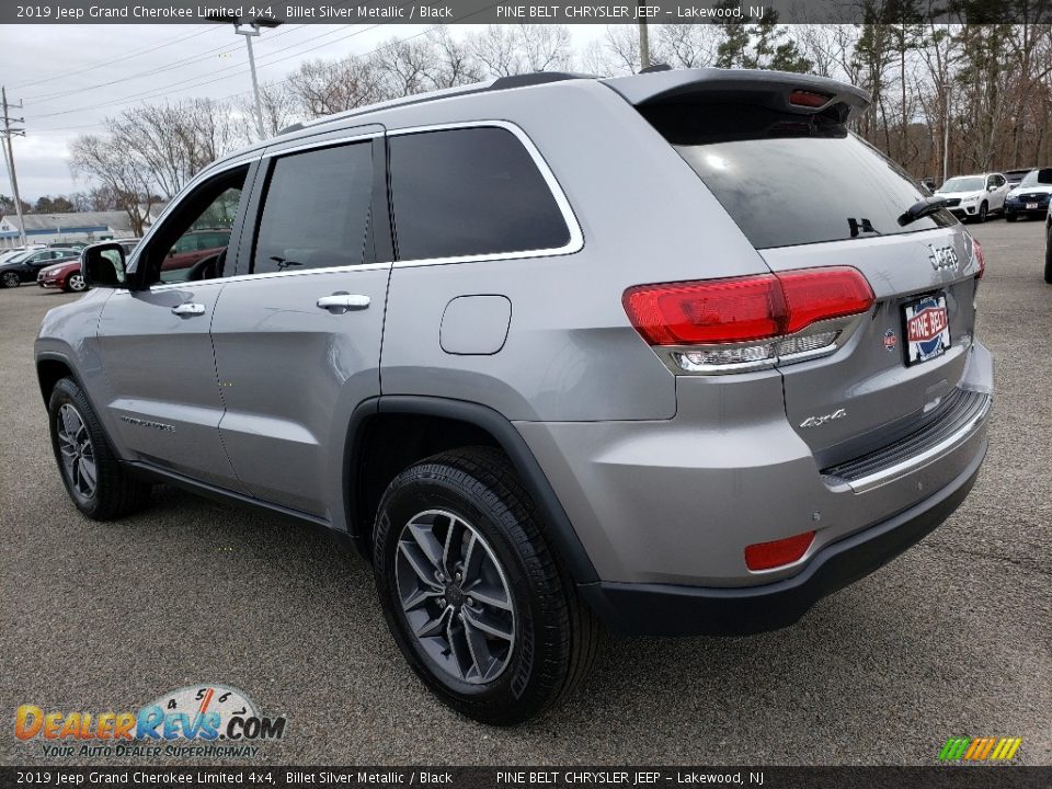 2019 Jeep Grand Cherokee Limited 4x4 Billet Silver Metallic / Black Photo #4