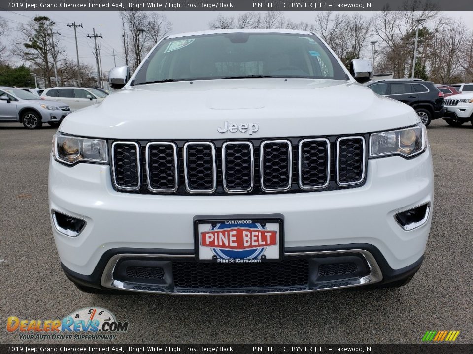 2019 Jeep Grand Cherokee Limited 4x4 Bright White / Light Frost Beige/Black Photo #2