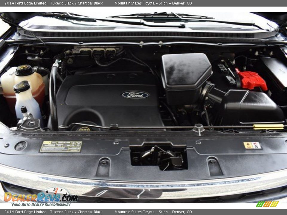 2014 Ford Edge Limited Tuxedo Black / Charcoal Black Photo #27