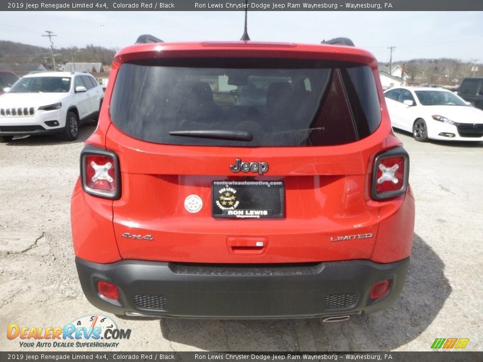 2019 Jeep Renegade Limited 4x4 Colorado Red / Black Photo #4