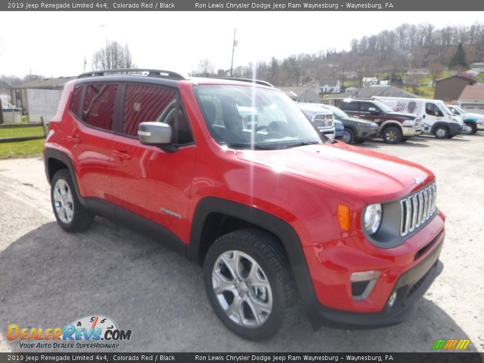 2019 Jeep Renegade Limited 4x4 Colorado Red / Black Photo #7