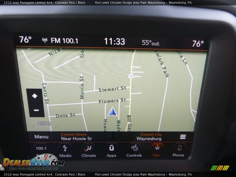 2019 Jeep Renegade Limited 4x4 Colorado Red / Black Photo #17