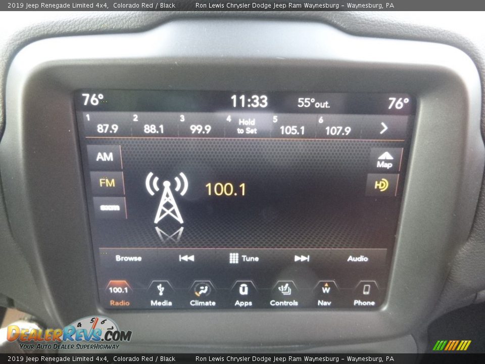 2019 Jeep Renegade Limited 4x4 Colorado Red / Black Photo #18