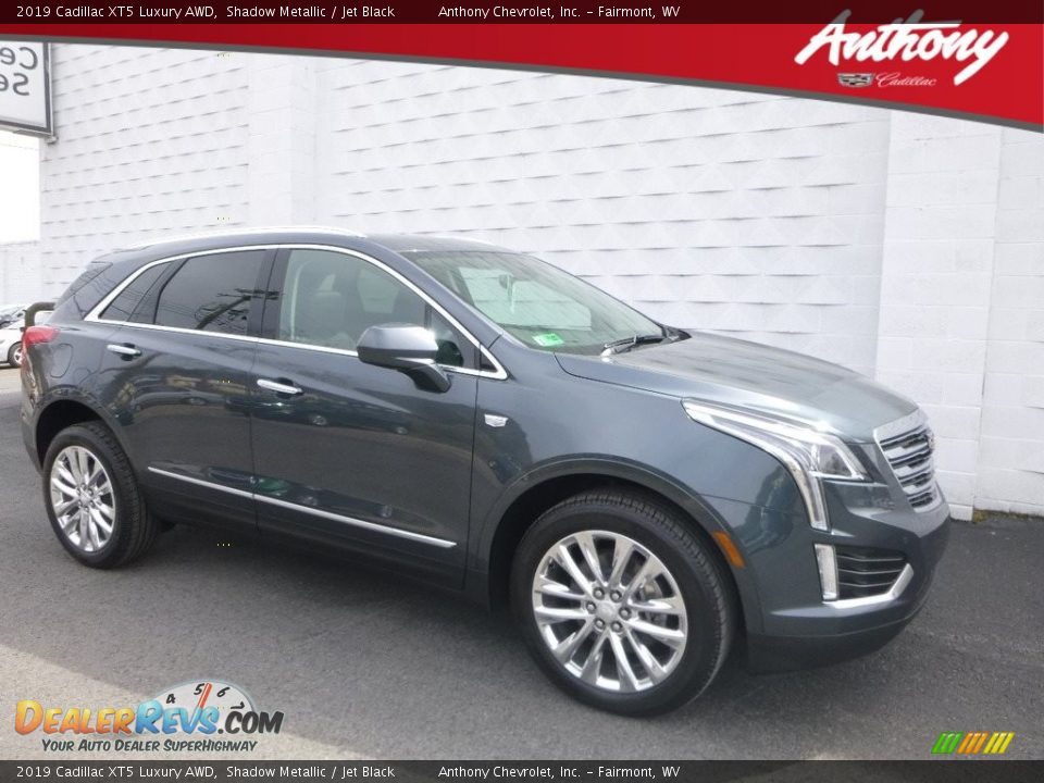 2019 Cadillac XT5 Luxury AWD Shadow Metallic / Jet Black Photo #1