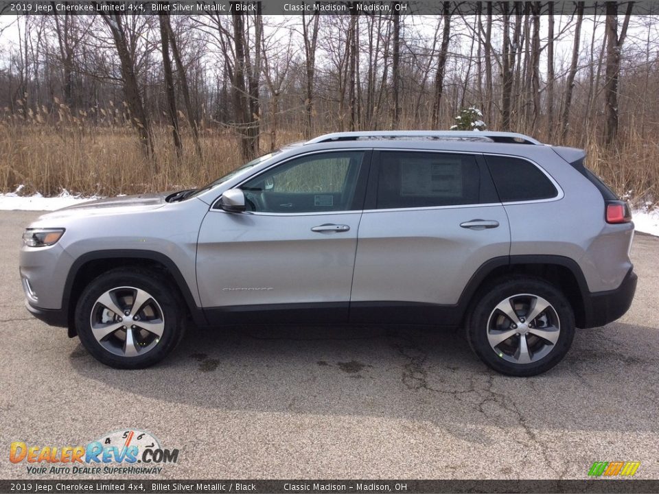 2019 Jeep Cherokee Limited 4x4 Billet Silver Metallic / Black Photo #3
