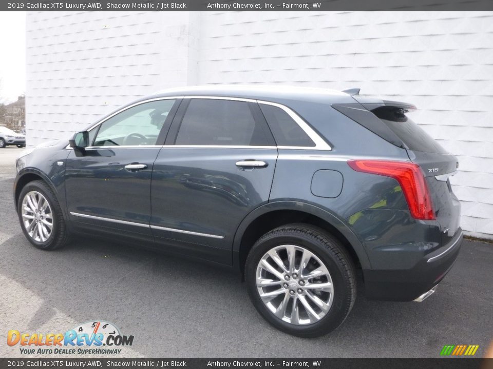 2019 Cadillac XT5 Luxury AWD Shadow Metallic / Jet Black Photo #5