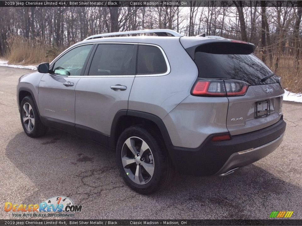 2019 Jeep Cherokee Limited 4x4 Billet Silver Metallic / Black Photo #4