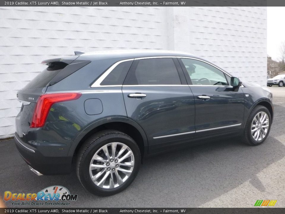 2019 Cadillac XT5 Luxury AWD Shadow Metallic / Jet Black Photo #6