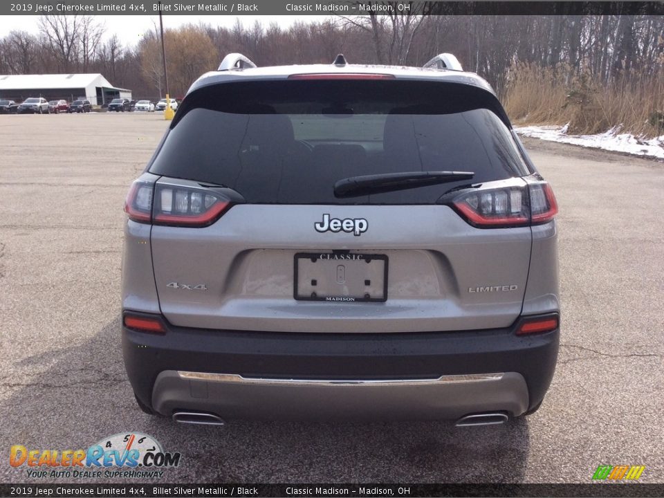 2019 Jeep Cherokee Limited 4x4 Billet Silver Metallic / Black Photo #5