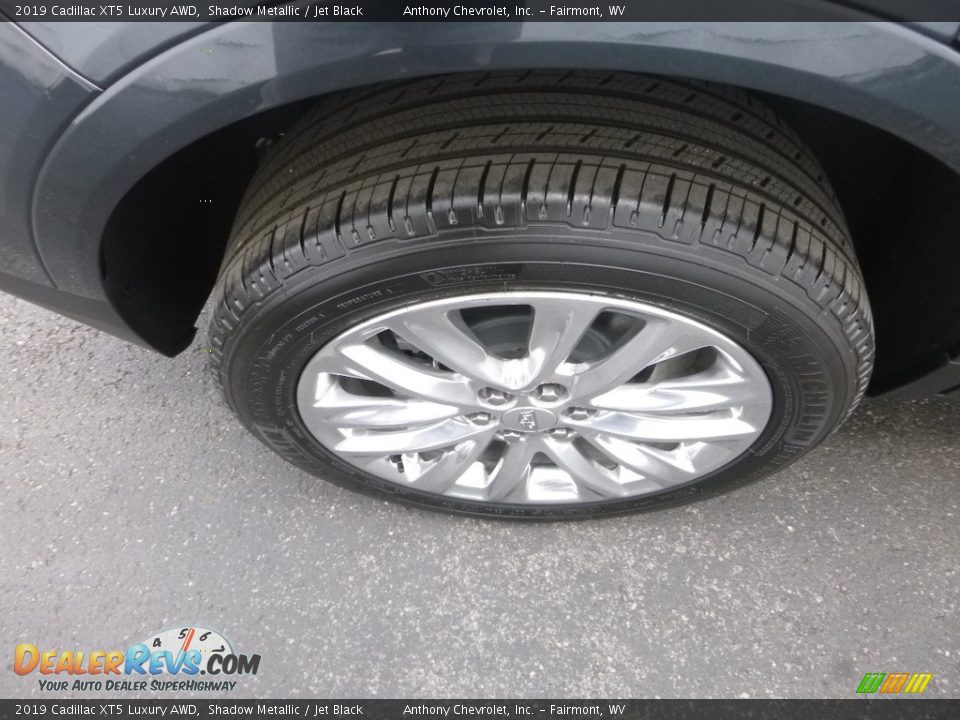 2019 Cadillac XT5 Luxury AWD Shadow Metallic / Jet Black Photo #7