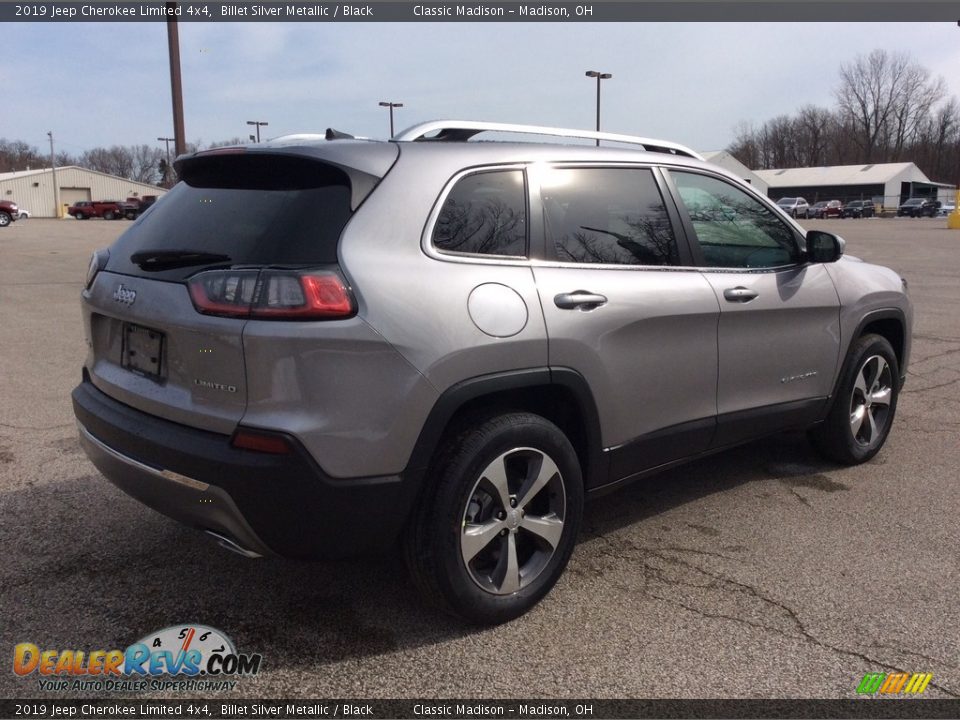 2019 Jeep Cherokee Limited 4x4 Billet Silver Metallic / Black Photo #6