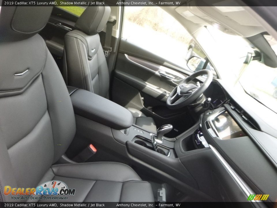 2019 Cadillac XT5 Luxury AWD Shadow Metallic / Jet Black Photo #9
