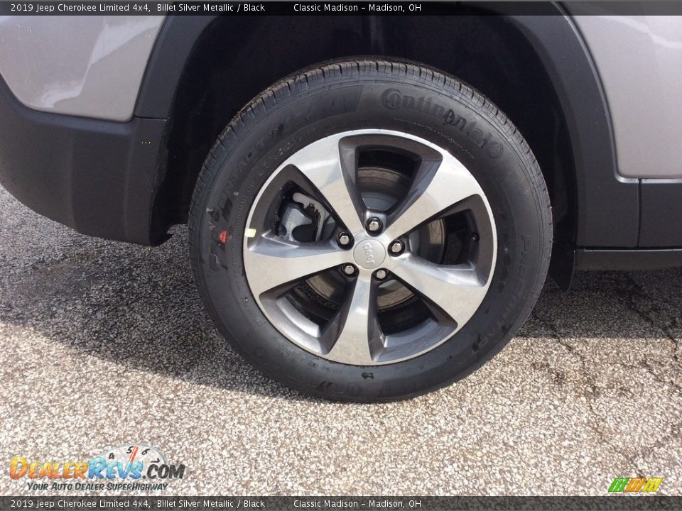 2019 Jeep Cherokee Limited 4x4 Billet Silver Metallic / Black Photo #7