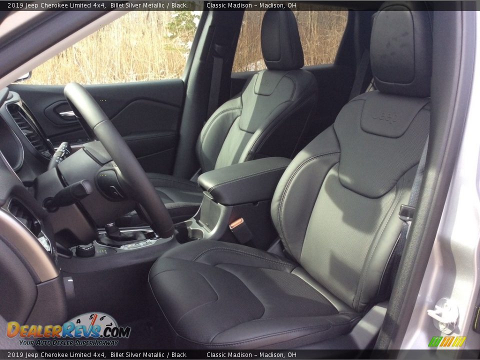 2019 Jeep Cherokee Limited 4x4 Billet Silver Metallic / Black Photo #10