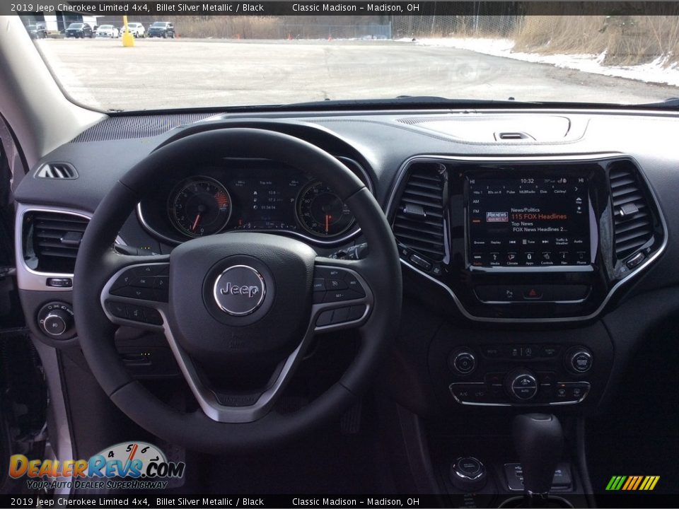 2019 Jeep Cherokee Limited 4x4 Billet Silver Metallic / Black Photo #12