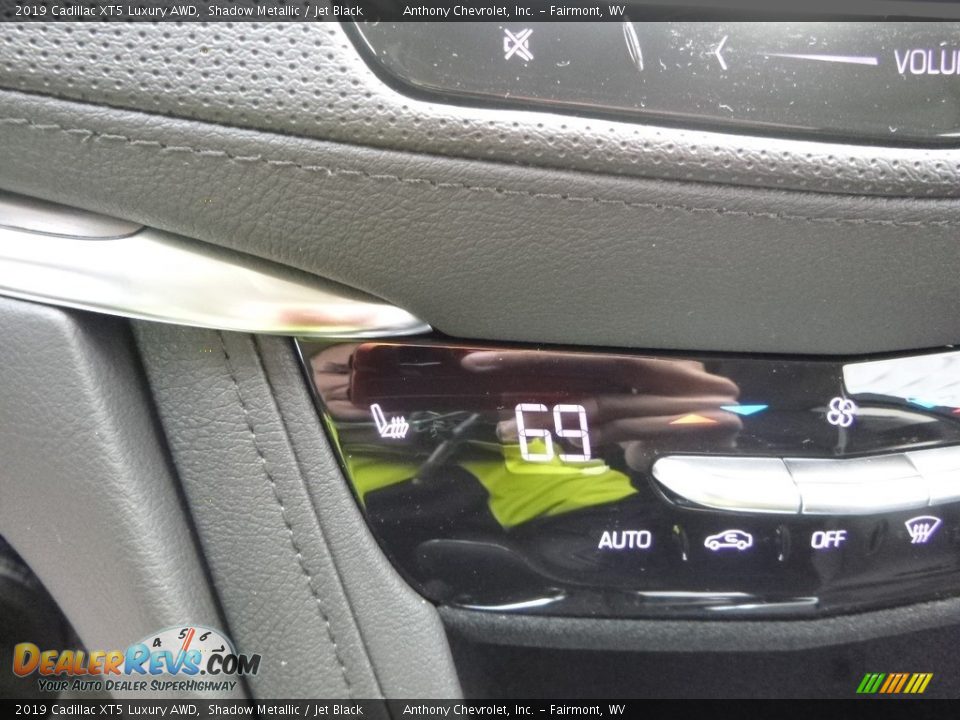 2019 Cadillac XT5 Luxury AWD Shadow Metallic / Jet Black Photo #17