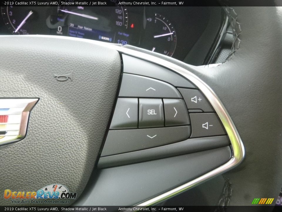 2019 Cadillac XT5 Luxury AWD Shadow Metallic / Jet Black Photo #19