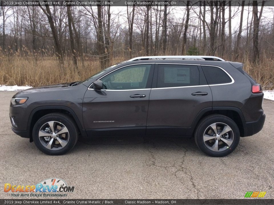 2019 Jeep Cherokee Limited 4x4 Granite Crystal Metallic / Black Photo #3