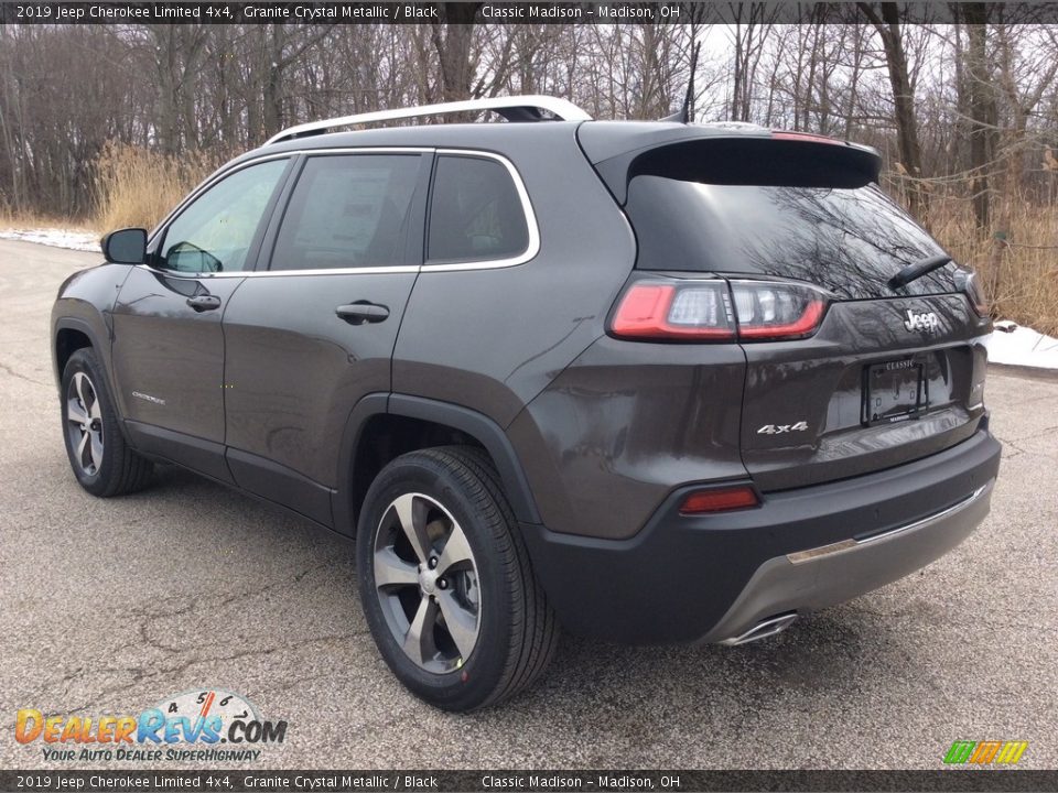 2019 Jeep Cherokee Limited 4x4 Granite Crystal Metallic / Black Photo #4