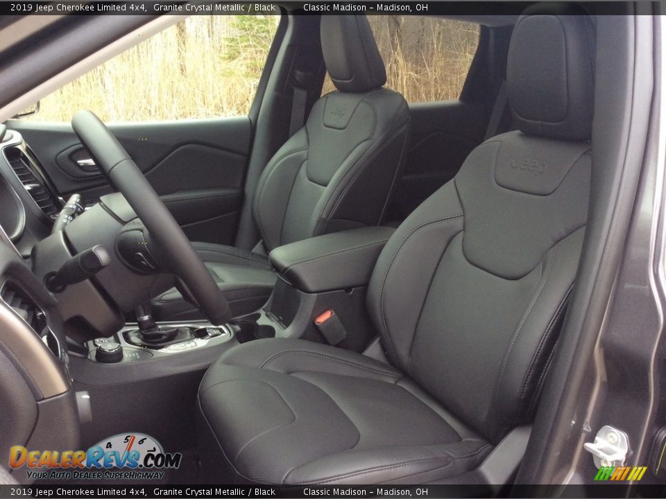 2019 Jeep Cherokee Limited 4x4 Granite Crystal Metallic / Black Photo #10
