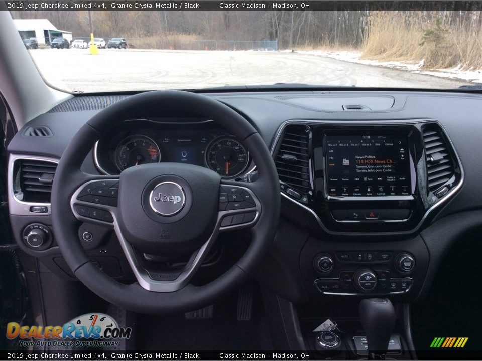2019 Jeep Cherokee Limited 4x4 Granite Crystal Metallic / Black Photo #12