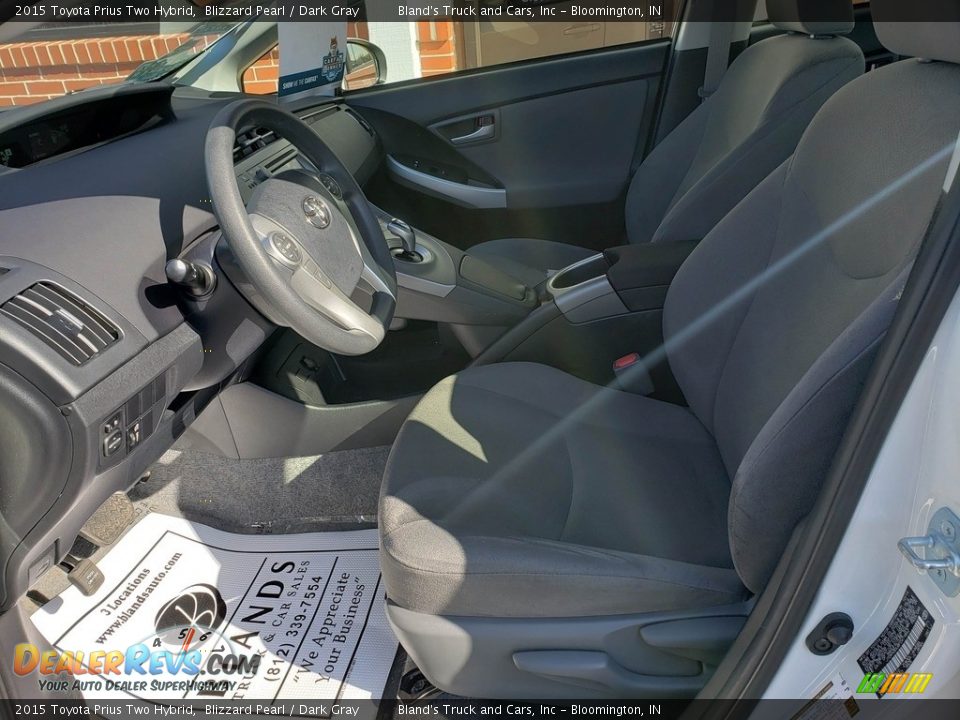 2015 Toyota Prius Two Hybrid Blizzard Pearl / Dark Gray Photo #6
