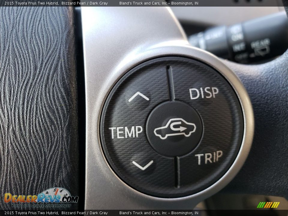 2015 Toyota Prius Two Hybrid Blizzard Pearl / Dark Gray Photo #11