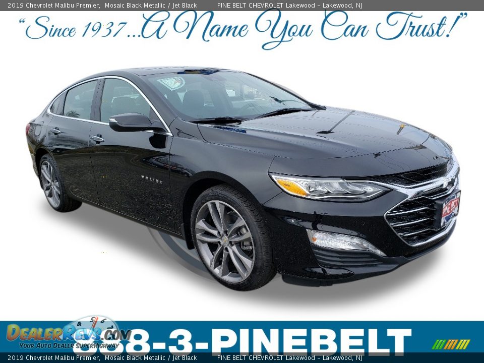 2019 Chevrolet Malibu Premier Mosaic Black Metallic / Jet Black Photo #1