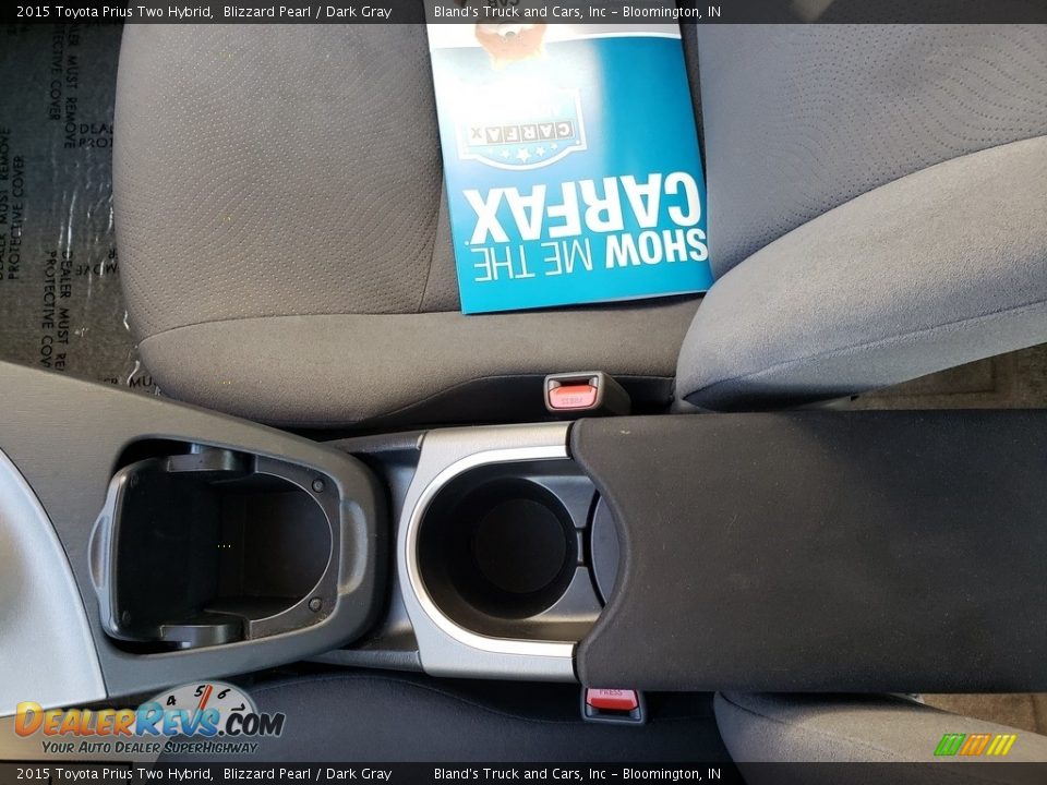 2015 Toyota Prius Two Hybrid Blizzard Pearl / Dark Gray Photo #24