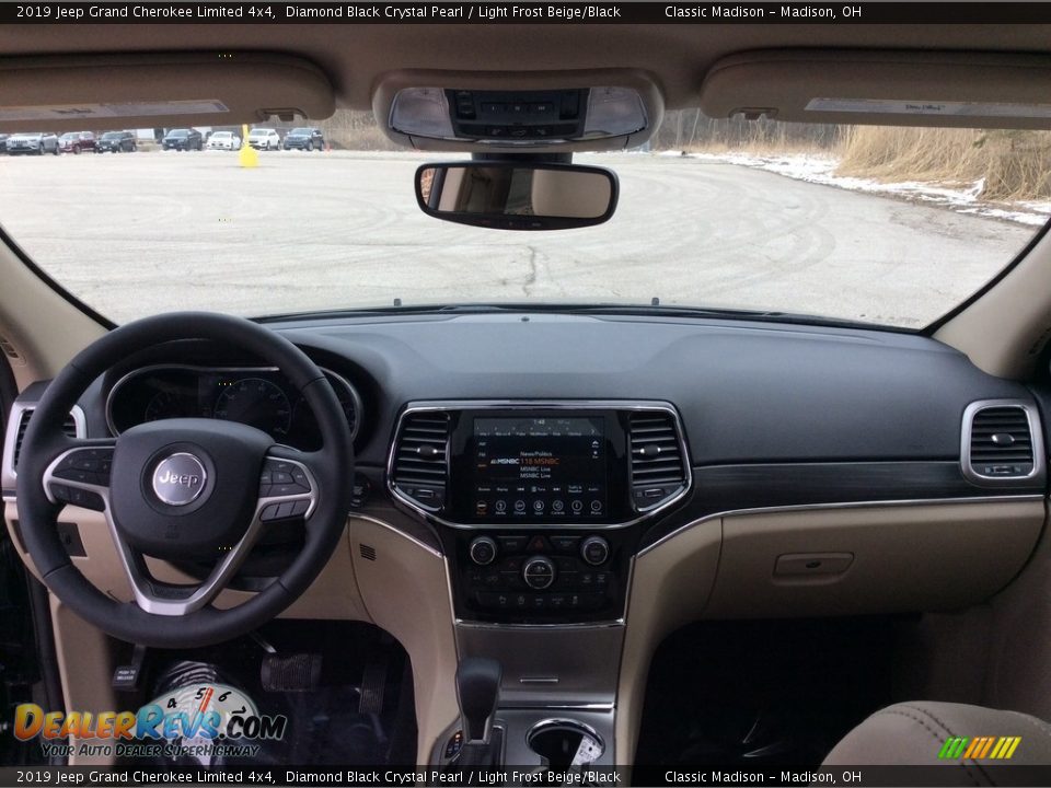 2019 Jeep Grand Cherokee Limited 4x4 Diamond Black Crystal Pearl / Light Frost Beige/Black Photo #11