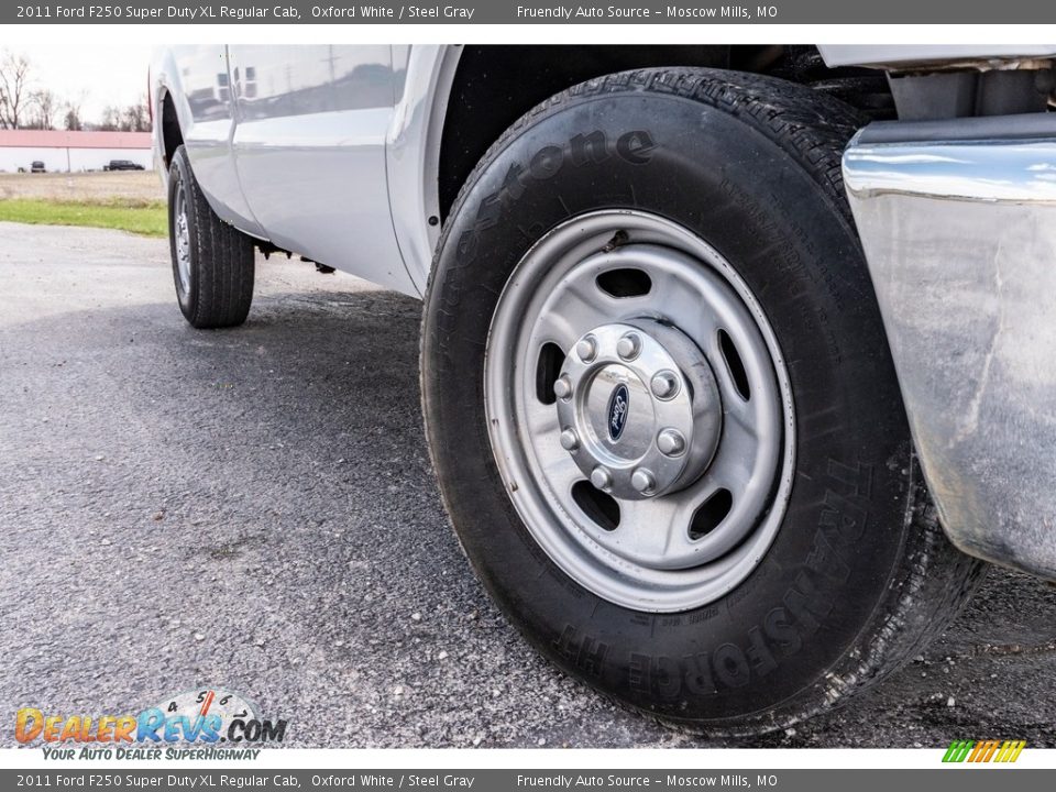 2011 Ford F250 Super Duty XL Regular Cab Oxford White / Steel Gray Photo #2