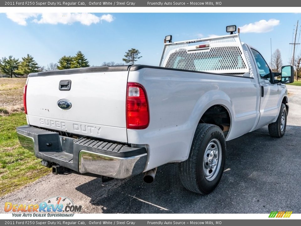2011 Ford F250 Super Duty XL Regular Cab Oxford White / Steel Gray Photo #4