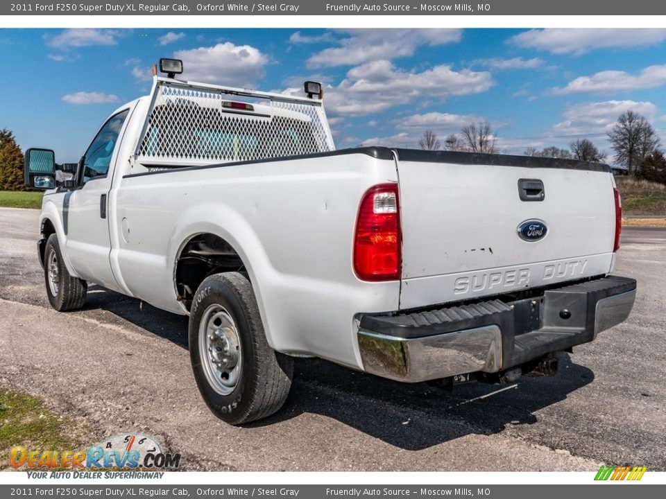 2011 Ford F250 Super Duty XL Regular Cab Oxford White / Steel Gray Photo #6