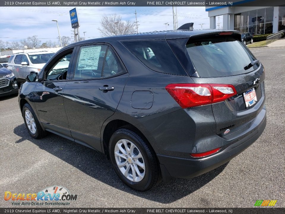 2019 Chevrolet Equinox LS AWD Nightfall Gray Metallic / Medium Ash Gray Photo #4