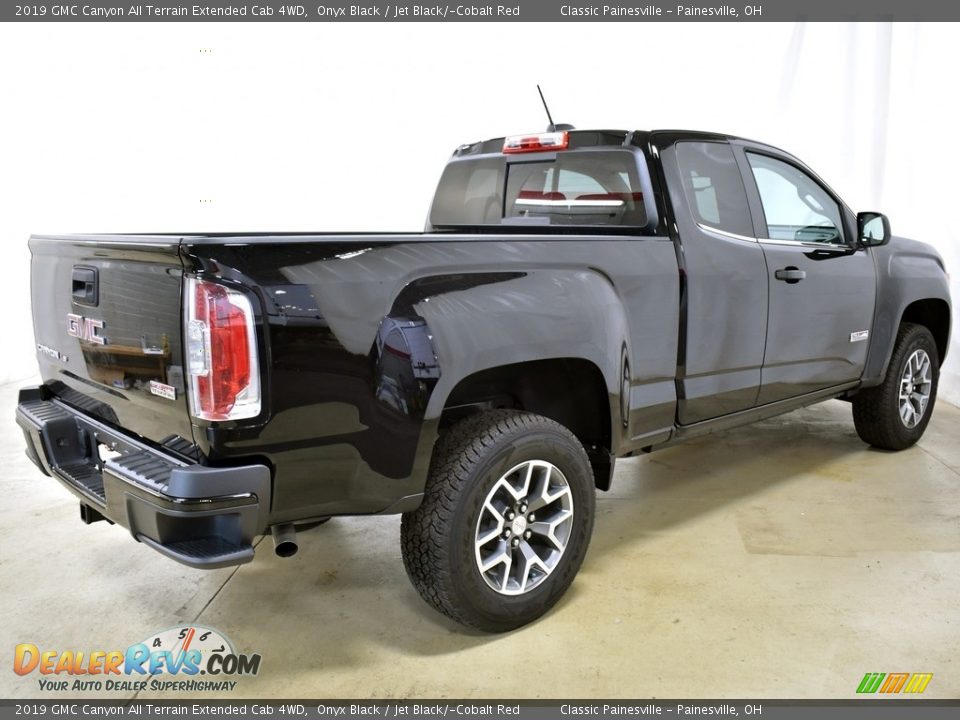 2019 GMC Canyon All Terrain Extended Cab 4WD Onyx Black / Jet Black/­Cobalt Red Photo #2