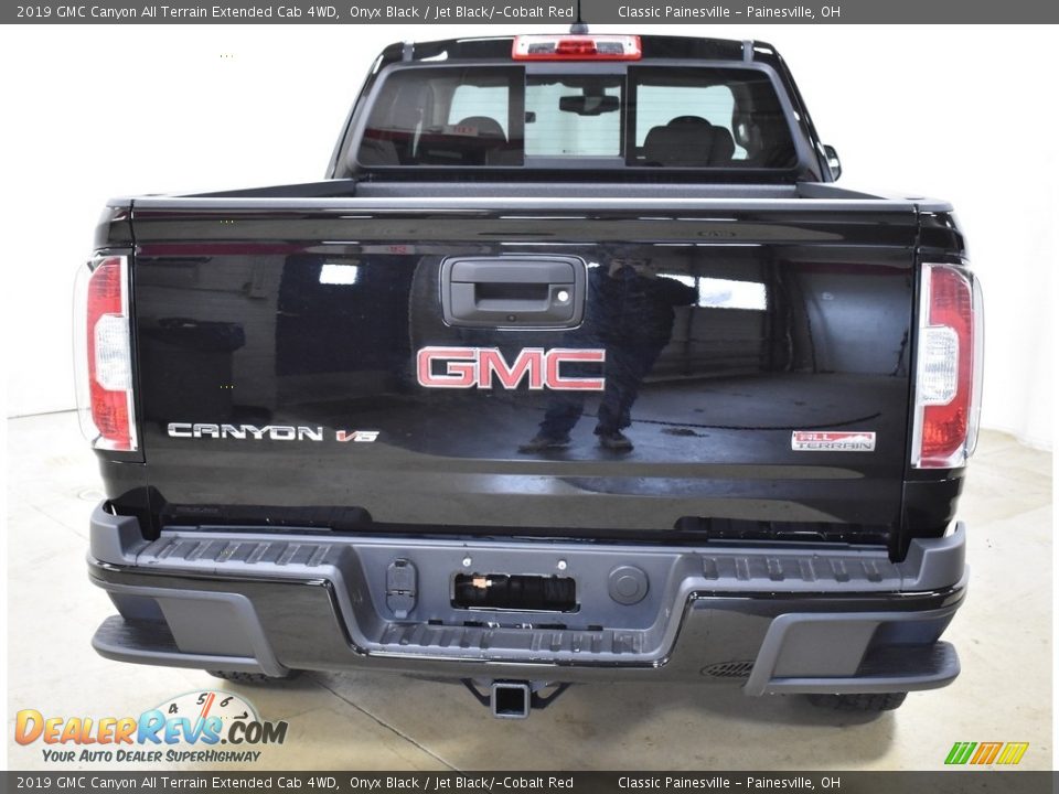 2019 GMC Canyon All Terrain Extended Cab 4WD Onyx Black / Jet Black/­Cobalt Red Photo #3