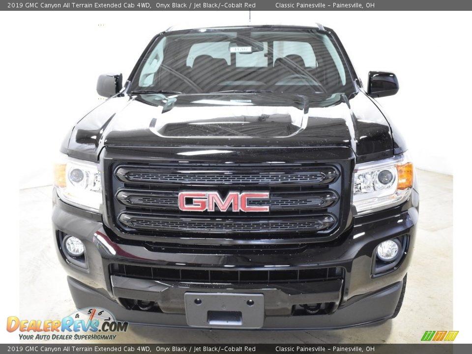 2019 GMC Canyon All Terrain Extended Cab 4WD Onyx Black / Jet Black/­Cobalt Red Photo #4