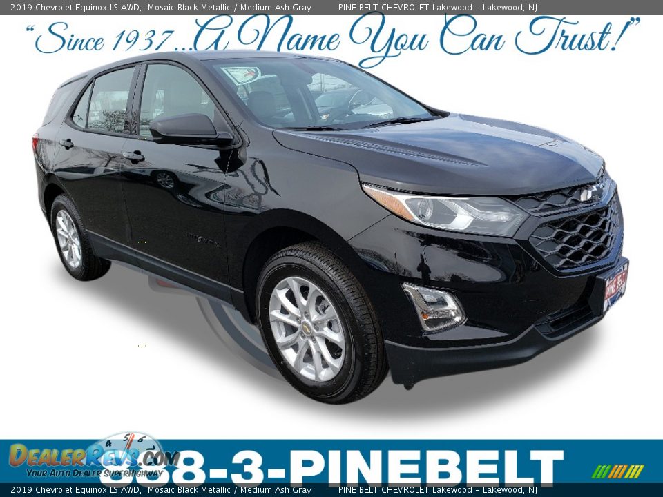 2019 Chevrolet Equinox LS AWD Mosaic Black Metallic / Medium Ash Gray Photo #1