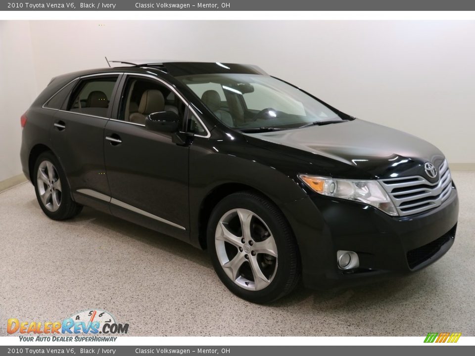 2010 Toyota Venza V6 Black / Ivory Photo #1