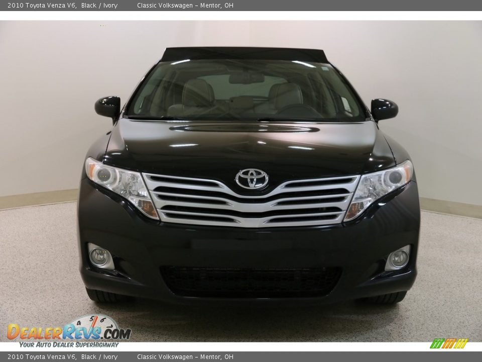 2010 Toyota Venza V6 Black / Ivory Photo #2