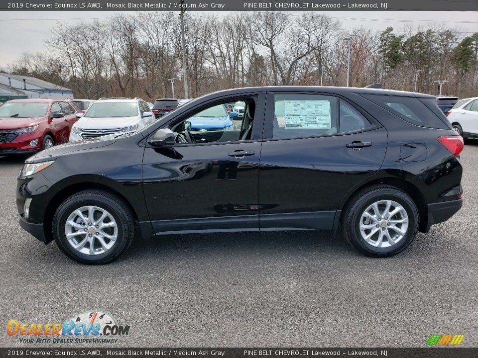 2019 Chevrolet Equinox LS AWD Mosaic Black Metallic / Medium Ash Gray Photo #3
