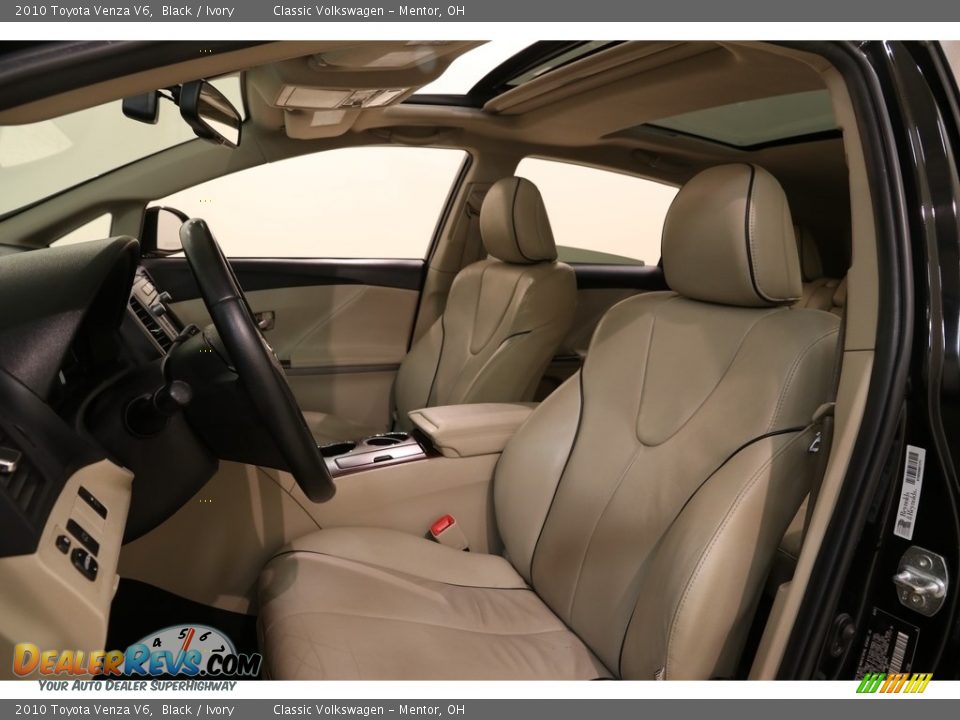 2010 Toyota Venza V6 Black / Ivory Photo #5