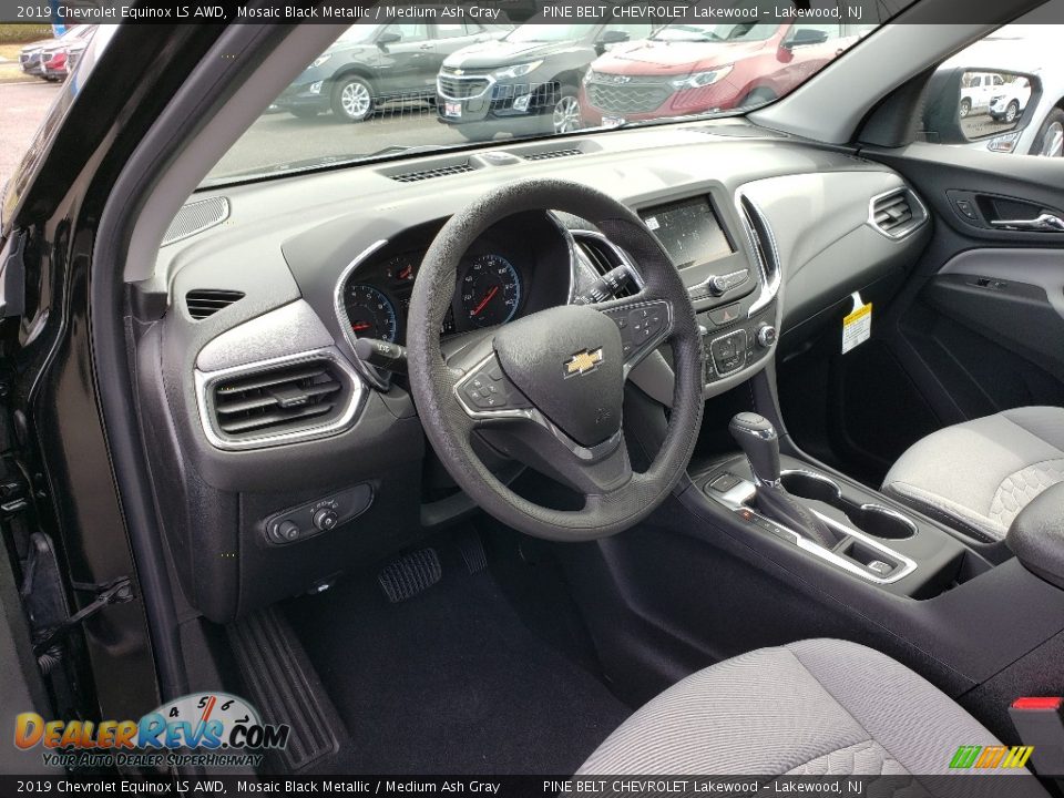 2019 Chevrolet Equinox LS AWD Mosaic Black Metallic / Medium Ash Gray Photo #7
