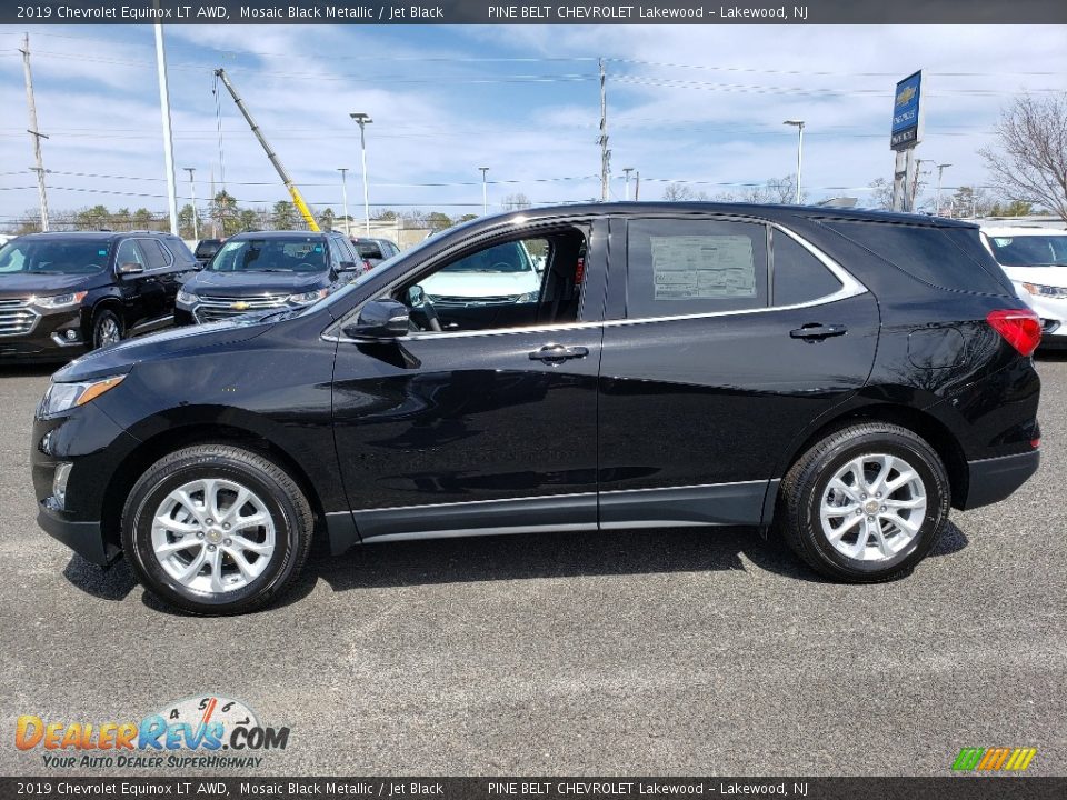 2019 Chevrolet Equinox LT AWD Mosaic Black Metallic / Jet Black Photo #3