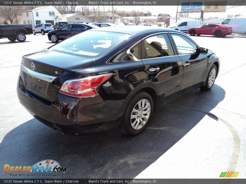 2015 Nissan Altima 2.5 S Super Black / Charcoal Photo #4