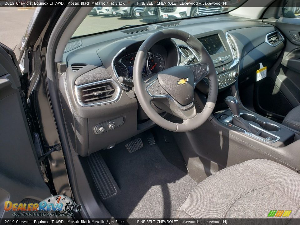 2019 Chevrolet Equinox LT AWD Mosaic Black Metallic / Jet Black Photo #7