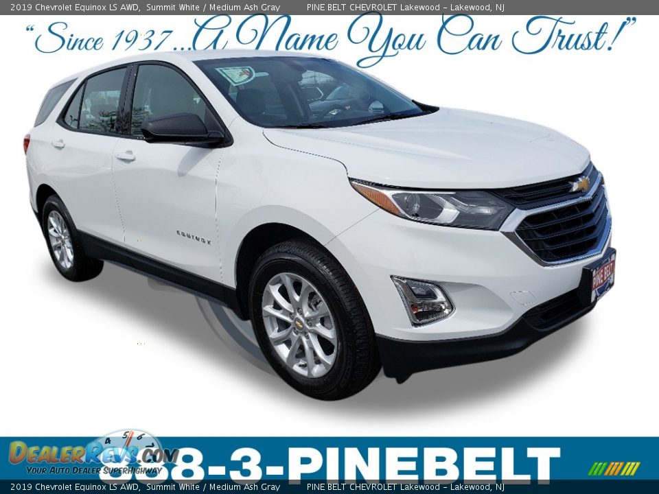 2019 Chevrolet Equinox LS AWD Summit White / Medium Ash Gray Photo #1