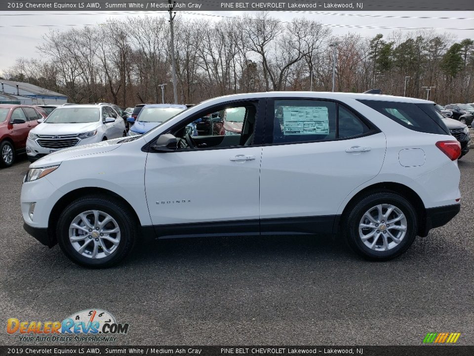 2019 Chevrolet Equinox LS AWD Summit White / Medium Ash Gray Photo #3