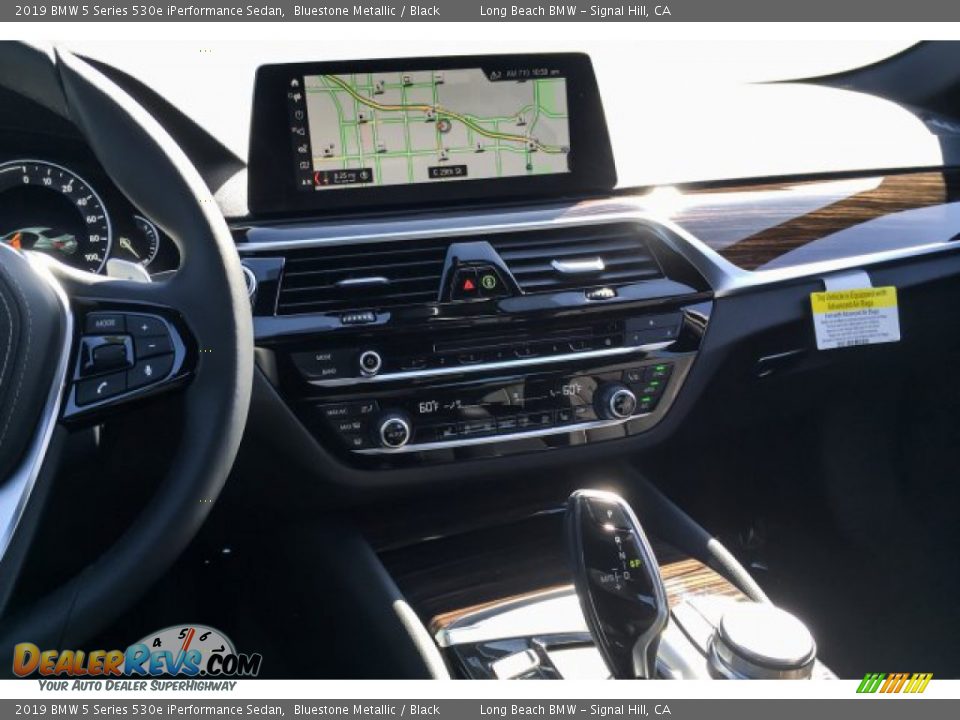 2019 BMW 5 Series 530e iPerformance Sedan Bluestone Metallic / Black Photo #6